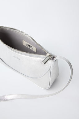 BANDOLERA METALIZADA / Plata - Zara фото 4