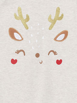 Bisiklet Yaka Nak??l? K?z Bebek Pijama Tak?m? - Waikiki фото 3