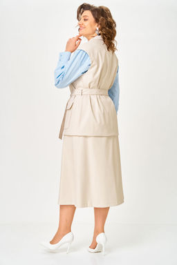 Жилет Anastasia Mak 1323 бежево-жемчужный фото 6