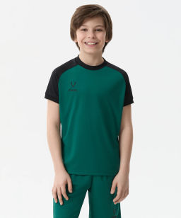 Футболка игровая JOGEL CAMP Reglan Jersey, темно-зеленый, детский  фото 5