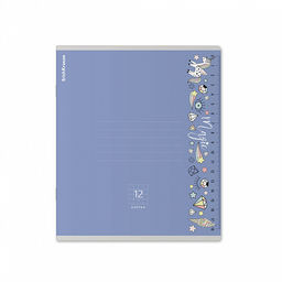 Цена за 10 шт. Тетрадь школьная ученическая ErichKrause Ruler Magic ассорти, 12 листов, клетка (в плёнке по 10 шт.)_MIX-PACK  фото 7