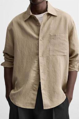 FLOWING SHIRT WITH POCKET - Zara фото 5