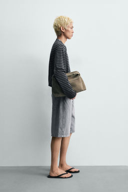 BERMUDA BAGGY FIT / Azul lavado