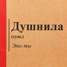 Пакет подарочный крафтовый Душнила, 12 21 9 см - Дарите счастье фото 4