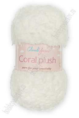 Пряжа Coral plush 100 гр (5 шт) SF-7843, айвори
