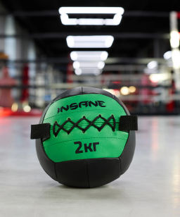 Медбол INSANE IN24-WB100 2 кг, зеленый  фото 6