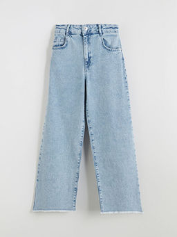 Wideleg K?z ?ocuk Jean Pantolon