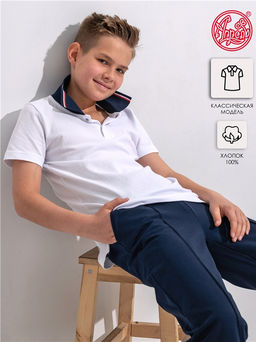 футболка-поло 1ПДК2291090 - Апрель фото 4