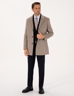 Bej Ex. Slim Fit Ka_e Kaban - Pierre cardin фото 4