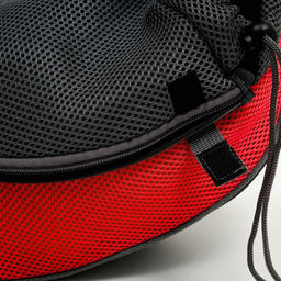 Сумка-переноска Слинг для животных, 42 х 25 см, красная - Пижон фото 8