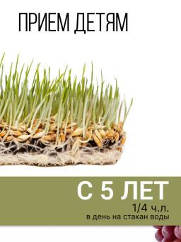 Витграсс + Ресвератрол порошок 150г (состав: ростки пшиницы (Wheat grass), жмых красного винограда ( - Sneko Gold фото 6