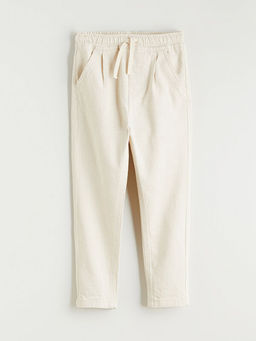 Beli Lastikli Keten Kar???ml? Erkek ?ocuk Pantolon