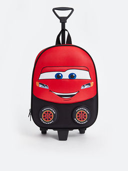 Cars Bask?l? Erkek ?ocuk ?ek?ekli ?anta