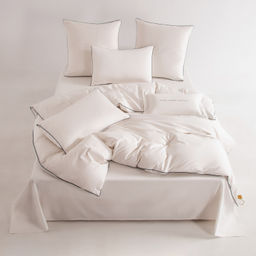 Комплект постельного белья Однотонный Сатин Элитный OCE023 2 спальный 4 Наволочки