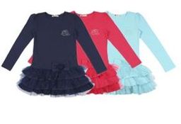 CRB wear/CAJ 61257 Платье для девочки, розовый/Ex.Cherubino