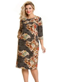 Платье 210-1 цветы