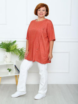 IV-CAPRIZ Фуксия - футболка терракотовый