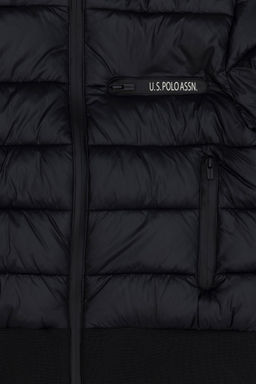 Черное пальто для девочки - U.s. polo assn фото 3