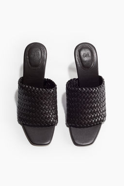 Sandalias de tacon trenzadas - H&m фото 3