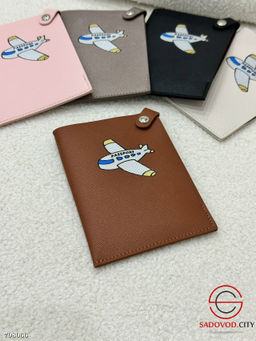 Обложка для паспорта с ярким принтом самолёта. - Bruno фото 23