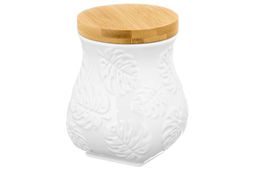 Банка д/хранения 700 мл 10,5*10,5*13 см Тропики+ дерев. крышка с силик. упл. - Elan gallery фото 11