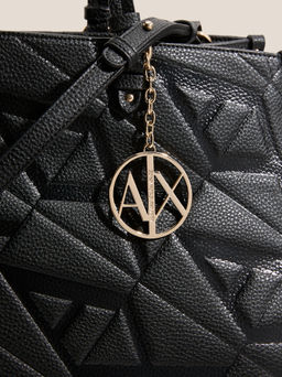 Женский тоут ARMANI EXCHANGE GYNGER Артикул 4368402, черный  фото 2