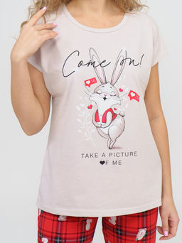 800 Пижама "Красная клетка"