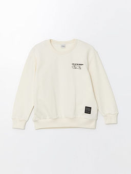 Bisiklet Yaka Erkek ?ocuk Sweatshirt - Waikiki фото 6