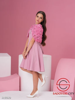 Платье из ткани босс для девочки - Bruno фото 2