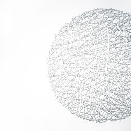 Набор салфеток сервировочных на стол Доляна Паутинка, d=38 см, 4 шт, цвет серебряный  фото 10