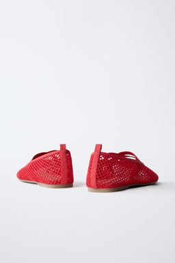MESH BALLET FLATS - Zara фото 5