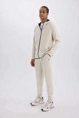 DeFactoFit Slim Fit Sporcu Jogger Esofman Alt? Dar Kesim Skuba Dalg?c Kumas Standart Paca Beli Bagc?kl? Lastikli Paca фото 2