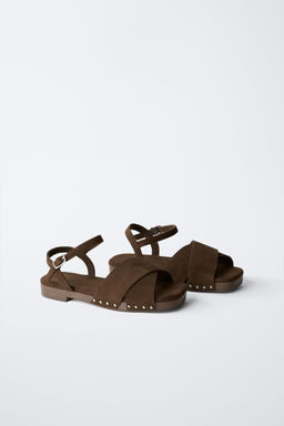 LEATHER CLOGS WITH THIN SOLE - Zara фото 2