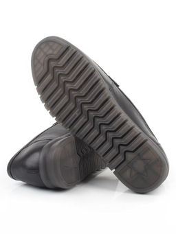 06-DYL121-1 BLACK Туфли женские (натуральная кожа)