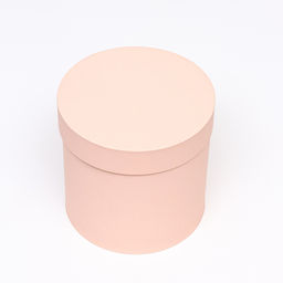 Набор круглых коробок 5 в 1 Персик, 25 х 25 - 19 х 19 см - Simaland фото 4