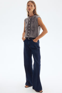 Chaleco en punto trenzado - H&m фото 7