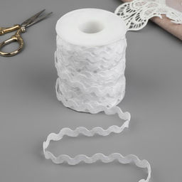 Тесьма отделочная «Вьюнчик», 5 мм, 27±1 м, белая №01