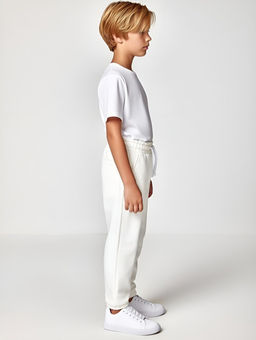 430 Брюки джоггеры детские из футера с начесом