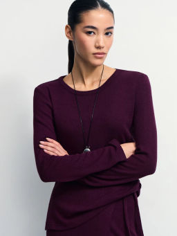 Джемпер из вискозы с асимметрией / Zarina