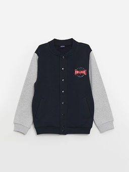 Nak??l? Uzun Kollu Erkek ?ocuk Kolej Ceket