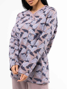 Пижама женская, цвет бежевый