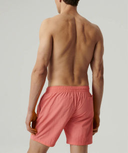 ATLANTIC KMB-225 Шорты мужские пляжные Paper Touch коралловый фото 4