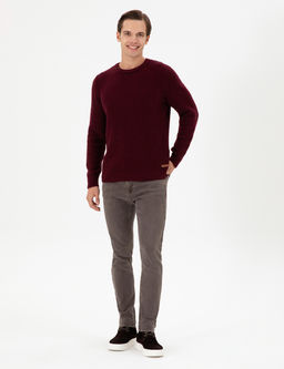 Мужские коричневые джинсовые брюки