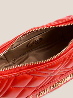 Женская сумка с ручкой LOVE MOSCHINO QUILTED BAG Артикул 4623926, красный  фото 4