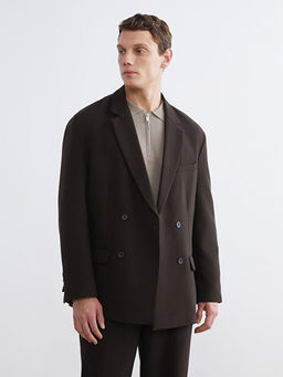 Standart Kal?p Erkek Blazer Ceket