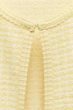 CROPPED KNIT CARDIGAN - Zara фото 5