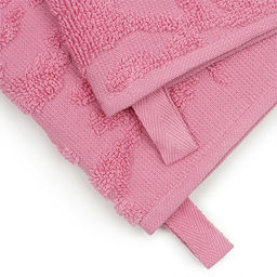 Набор махровых полотенец VERSAL 2 шт. (50х90 - 1 шт., 70х140 - 1шт.), 100% хлопок, 450 гр./кв.м. Сирень - Традиция фото 8