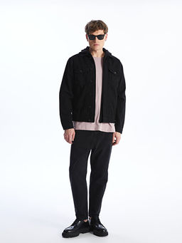 Standart Kal?p Erkek Jean Ceket