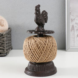 Фигурка - катушка для ниток чугун Петушок, 10?10?20 см