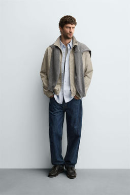 CHECK TEXTURED JACKET
